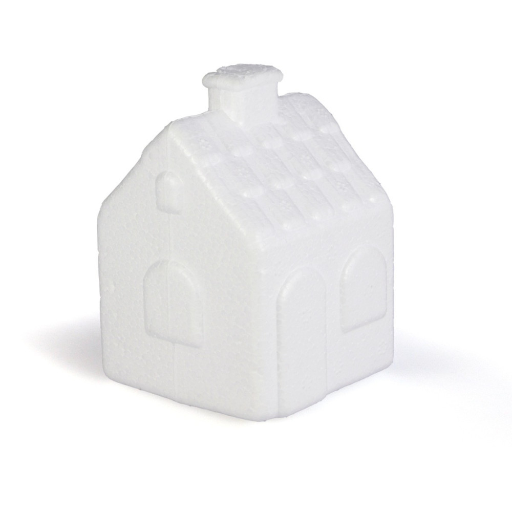 Styrofoam House 5 x 5 x 7 cm