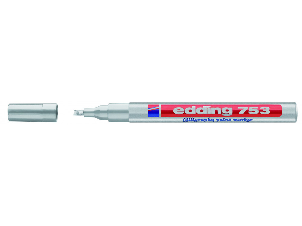 Marker for calligraphy, silver - Edding