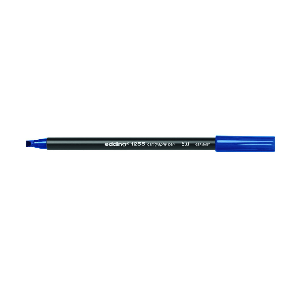 Calligraphy pen, blue 5 mm - edding