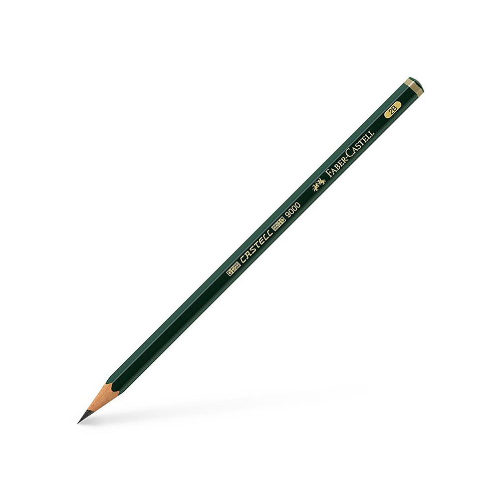 Ołówek grafitowy 9000 - Faber-Castell - 2B