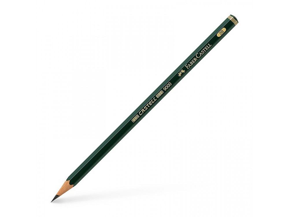 Ołówek grafitowy 9000 - Faber-Castell - 2B
