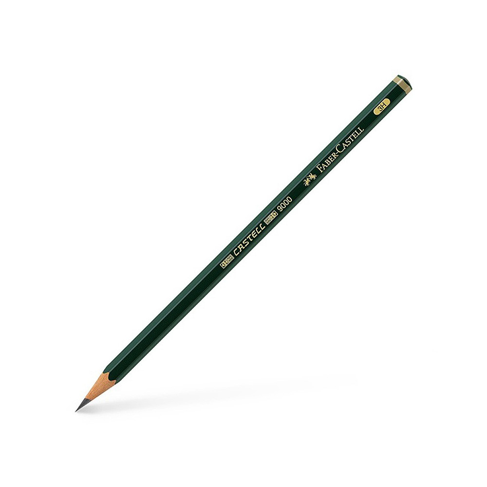 Ołówek grafitowy 9000 - Faber-Castell - 3H