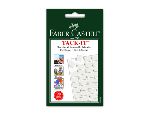 Tack-it-fastening mass, white 50g - Faber-Castell