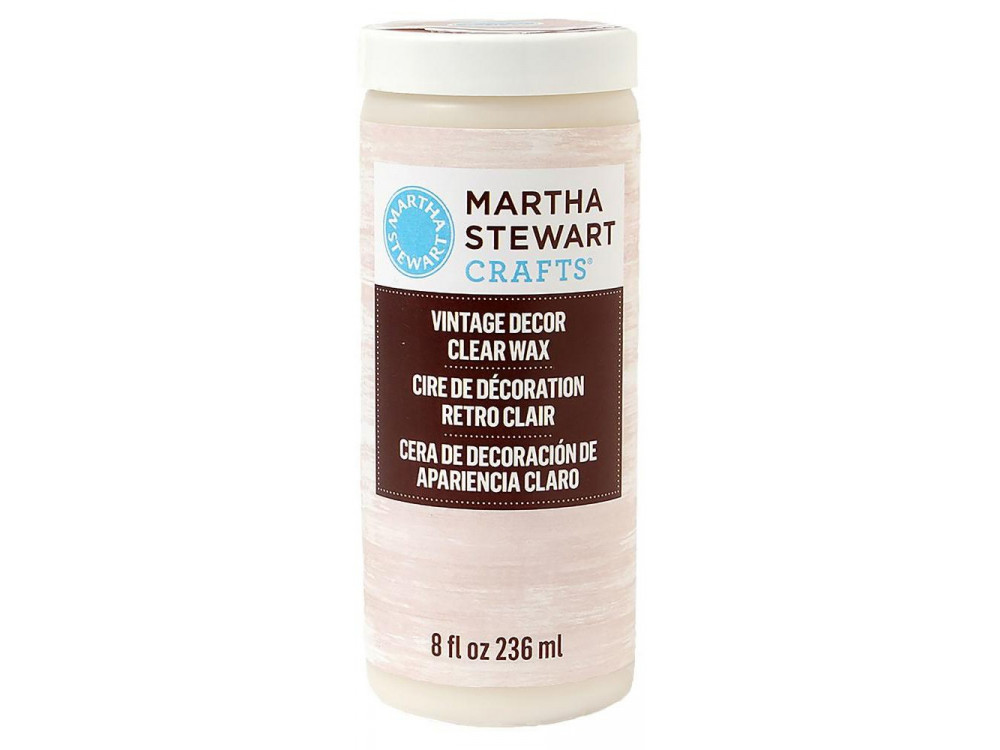 Martha Stewart Crafts 8oz Vintage Décor Wax - Clear