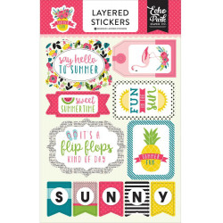 American Crafts - Valentines 2017 Collection - Mini Flair Stickers  New Item