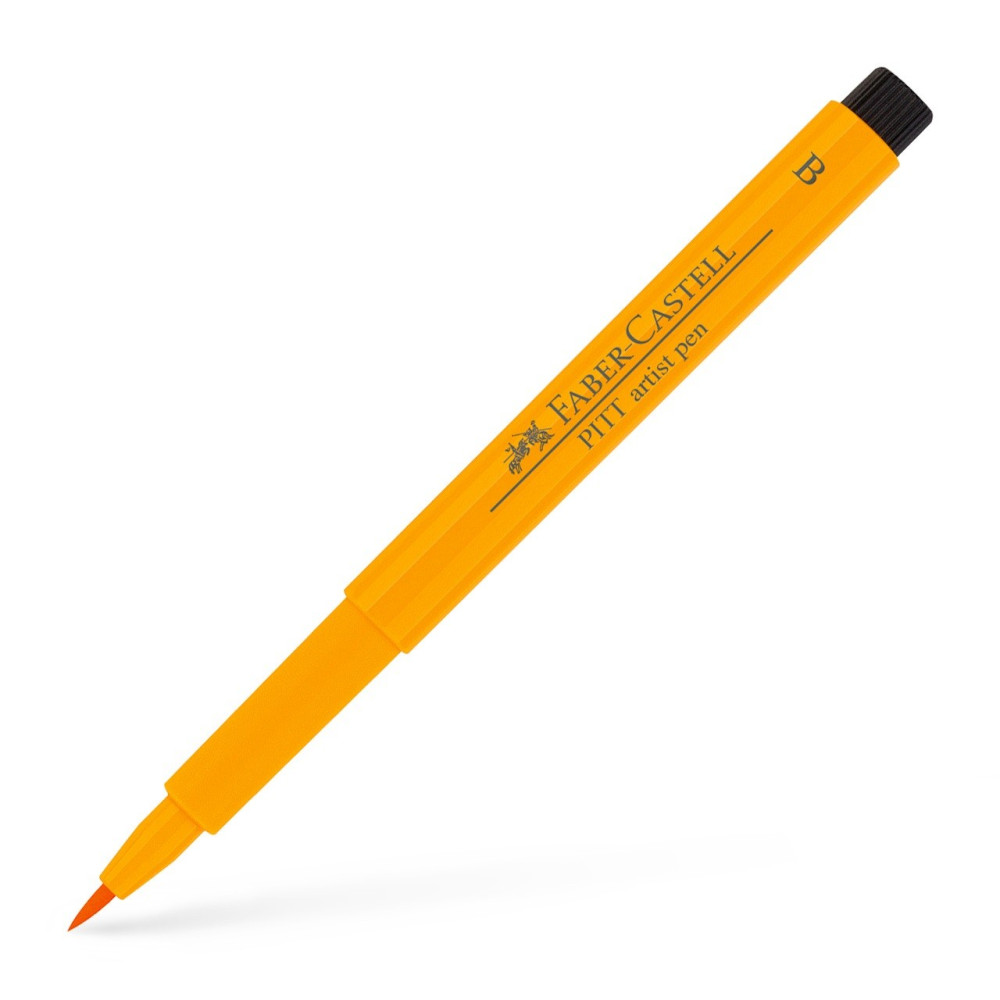 Pitt Artist Brush Pen - Faber-Castell - 109, Dark Chrome Yellow