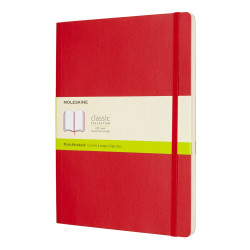Notebook Moleskine XL Squared Red - Soft