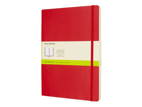 Notebook Moleskine XL Plain Red - Soft