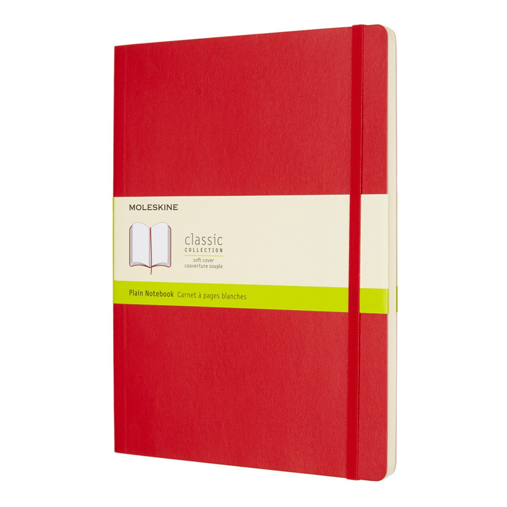 Notebook Moleskine XL Plain Red - Soft