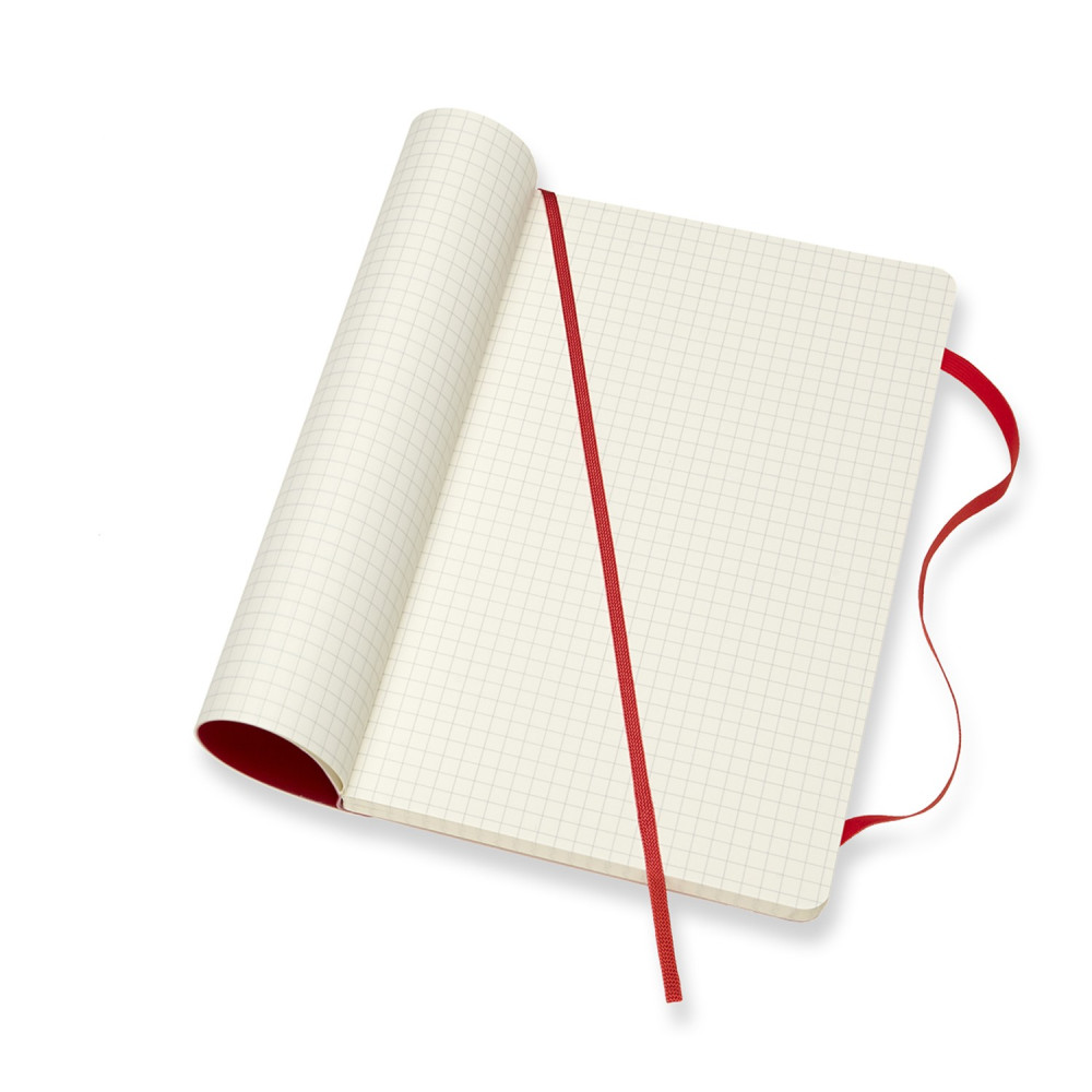 Moleskine Squared Notebook Large, Red