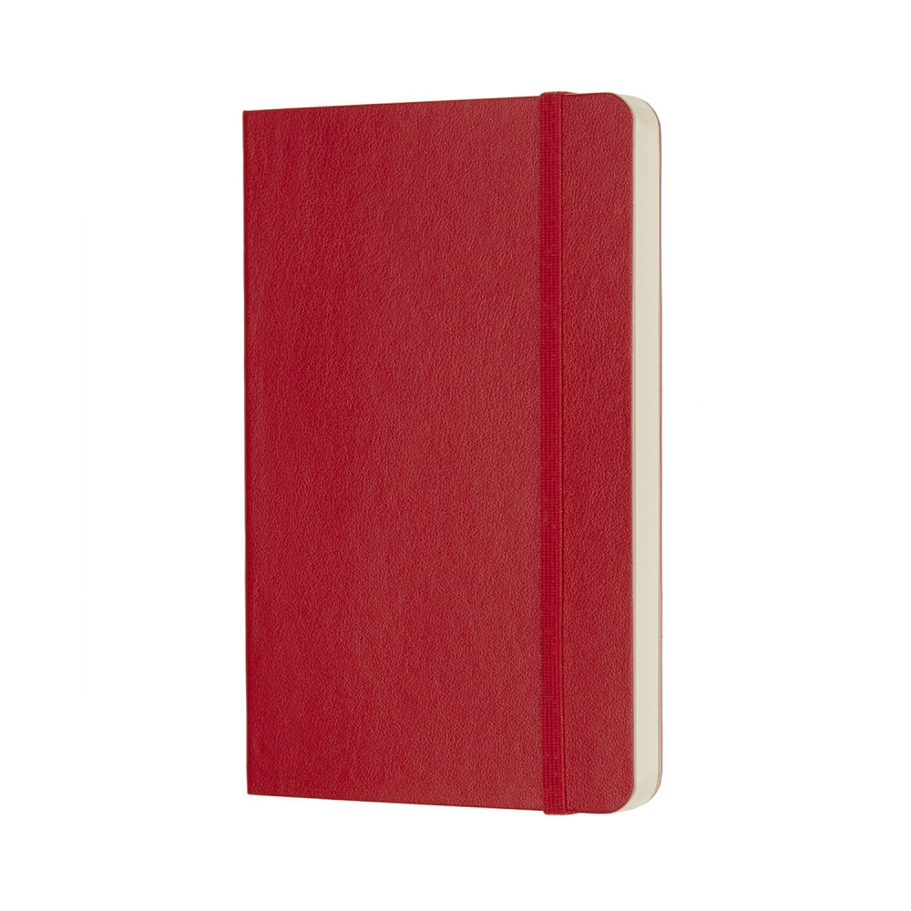 Notatnik gładki A6 - Moleskine - czerwony, miękka okładka