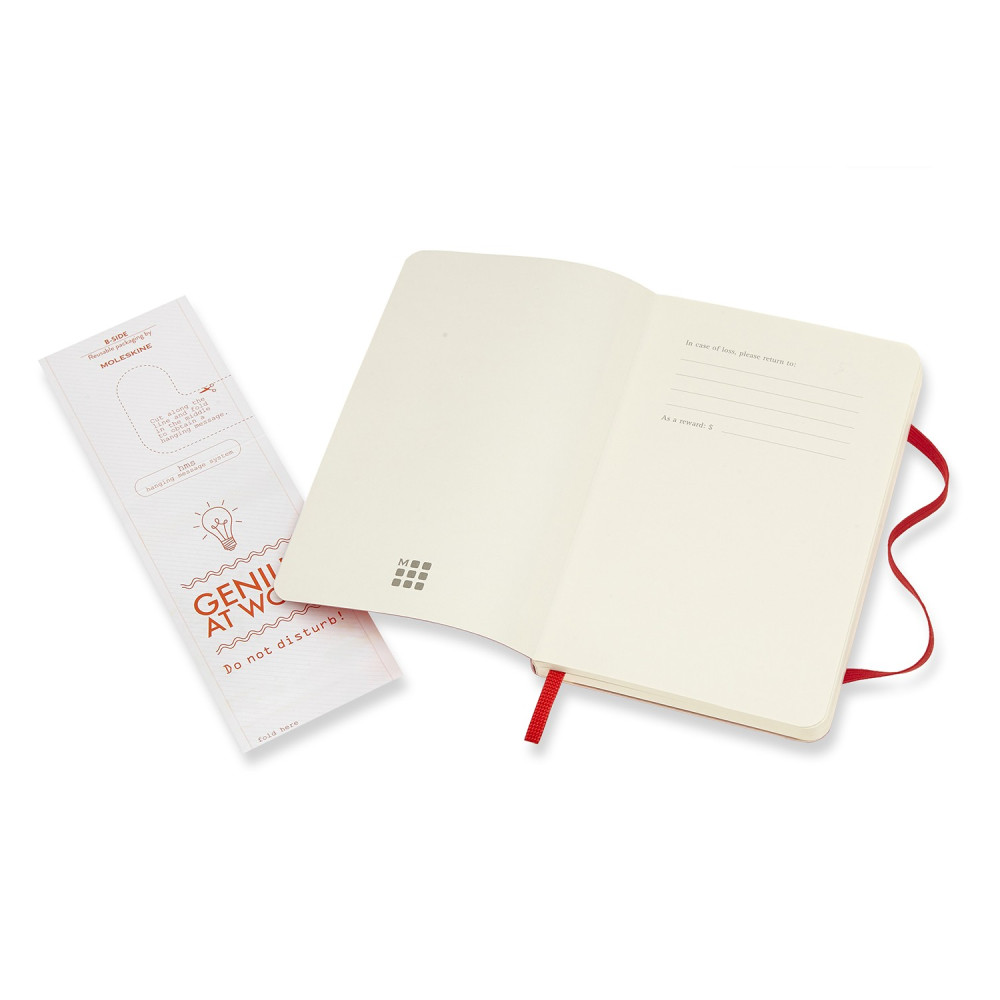 Notebook Moleskine Pocket Plain Red Soft