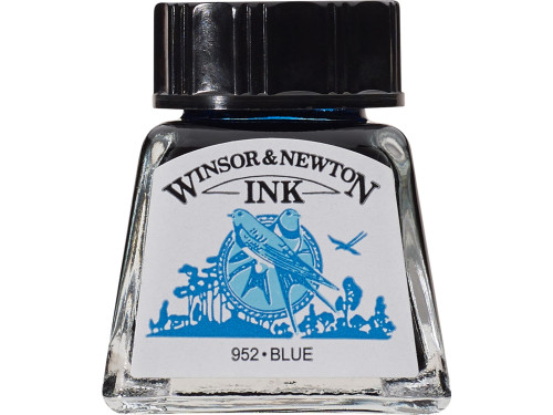 Tusz rysunkowy - Winsor & Newton - Blue, 14 ml
