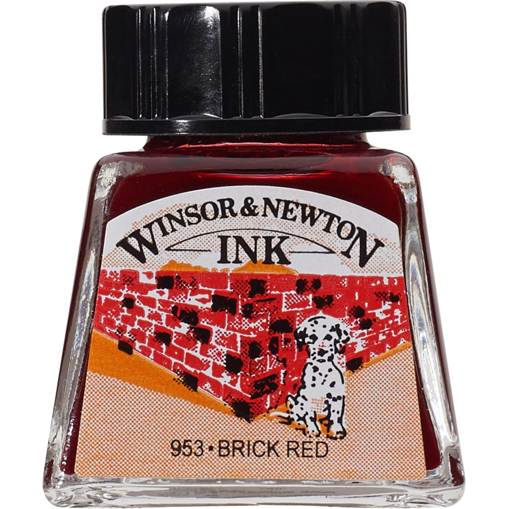 Drawing ink - Winsor & Newton - Brick Red, 14 ml