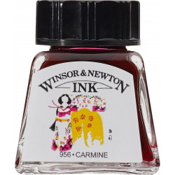 Drawing ink - Winsor & Newton - Carmine, 14 ml