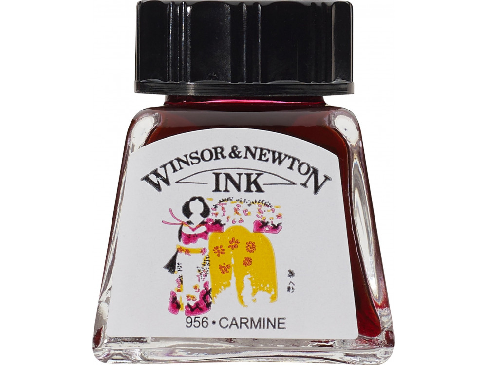 Tusz rysunkowy - Winsor & Newton - Carmine, 14 ml