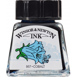 Tusz rysunkowy - Winsor & Newton - Cobalt, 14 ml