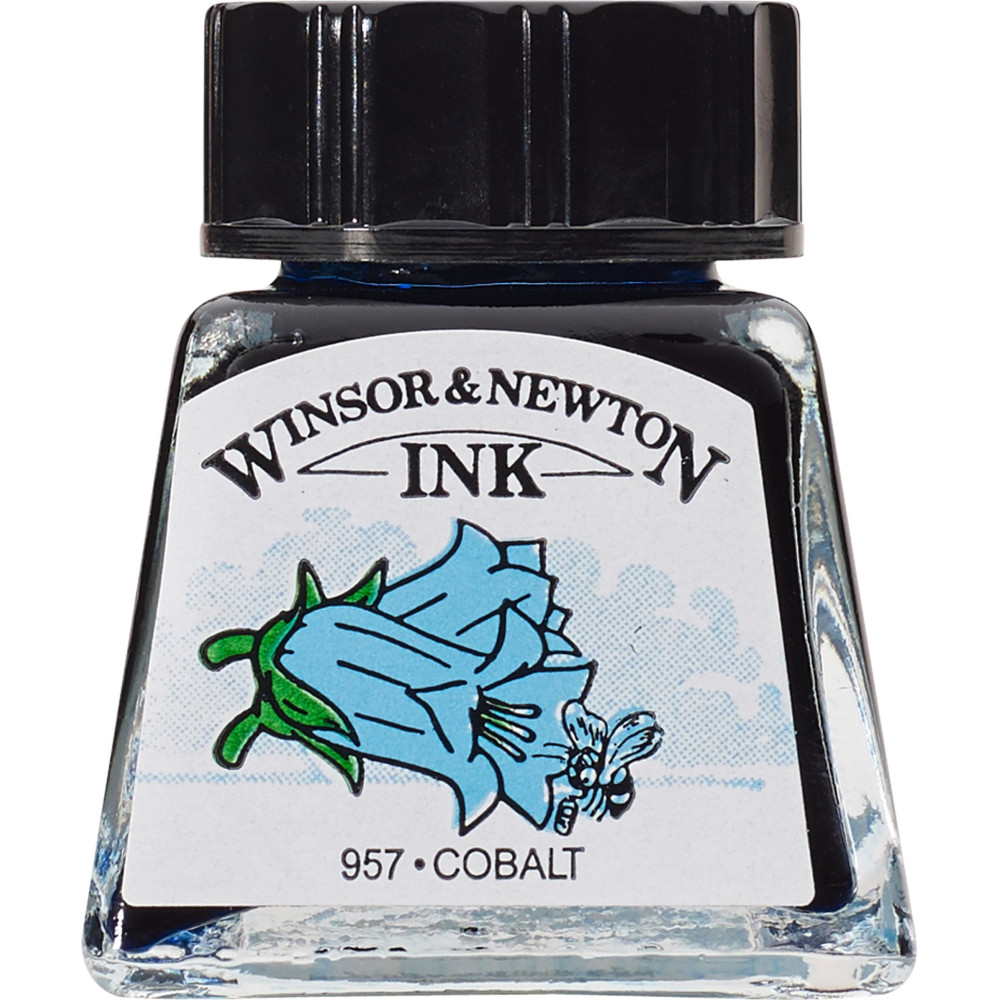 Tusz rysunkowy - Winsor & Newton - Cobalt, 14 ml
