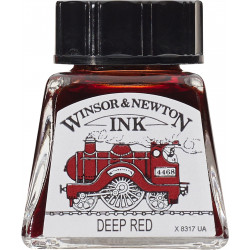 Drawing ink - Winsor & Newton - Deep Red, 14 ml
