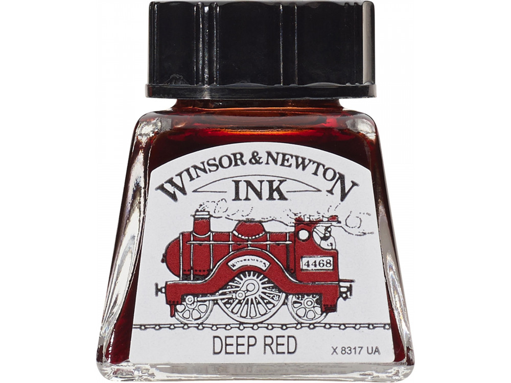 Tusz rysunkowy - Winsor & Newton - Deep Red, 14 ml