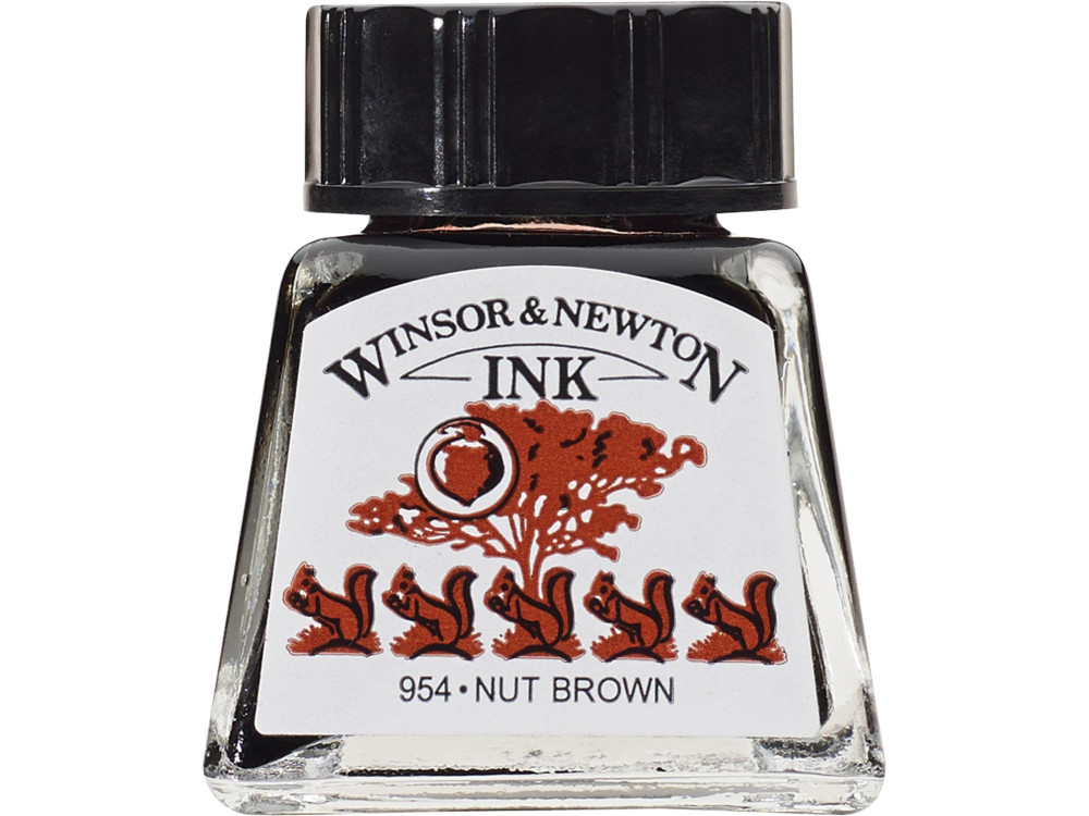 Drawing ink - Winsor & Newton - Nut Brown, 14 ml