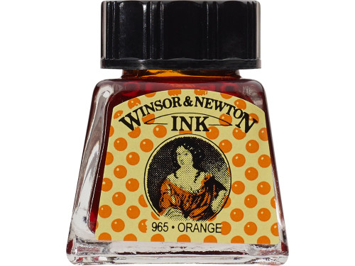 Drawing ink - Winsor & Newton - Orange, 14 ml