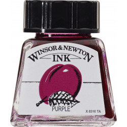 Tusz rysunkowy - Winsor & Newton - Purple, 14 ml