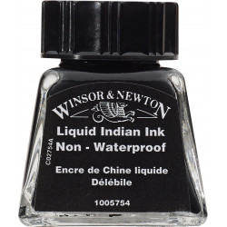 Liquid Indian Ink - Winsor & Newton - Black, 14 ml