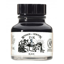Drawing inks Winsor & Newton - Black Indian Ink 30 ml