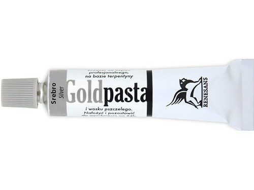 Pasta pozłotnicza Goldpasta - Renesans - srebrna, 20 ml