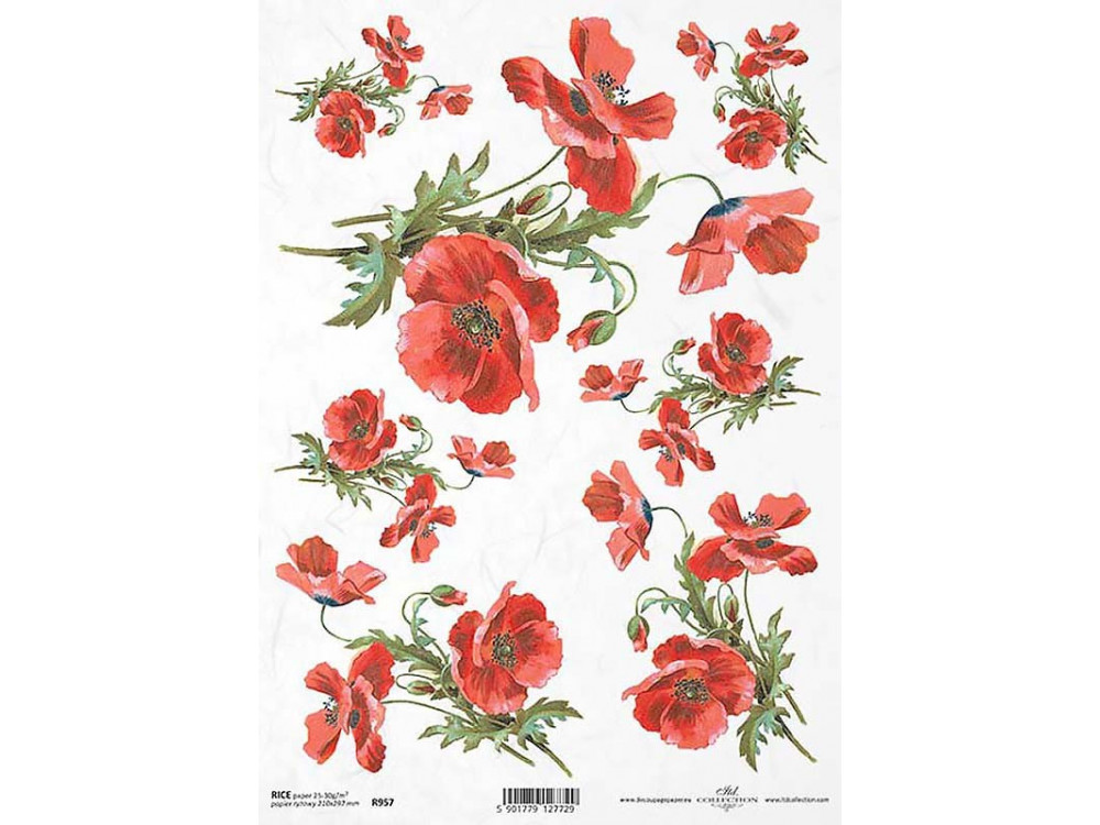 Decoupage paper A4 - ITD Collection - rice, R957
