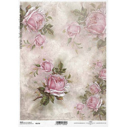 Papier do decoupage A4 - ITD Collection - ryżowy, R1170