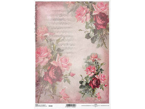 Decoupage paper A4 - ITD Collection - rice, R1168