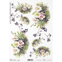 Decoupage paper A4 - ITD Collection - rice, R1099