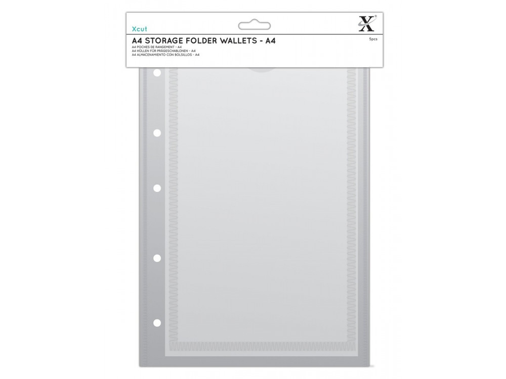 Xcut A4 Storage Folder Wallets - A4 Pockets