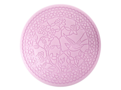 Silicone mold - Pentart - colorful mandala with a bird