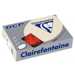 Papier satynowany DCP - Clairefontaine - kremowy, A3, 160 g, 250 ark.
