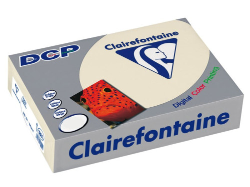 Papier satynowany DCP - Clairefontaine - kremowy, A3, 250 g, 125 ark.