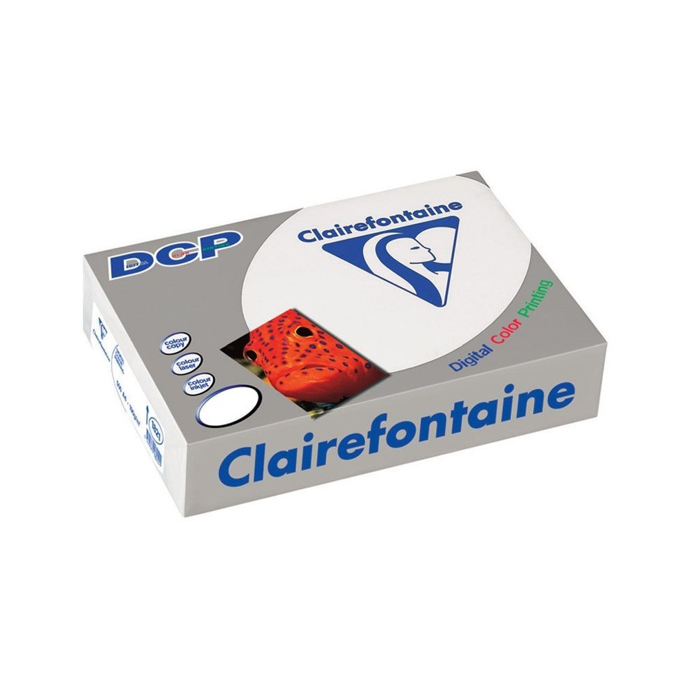 Papier satynowany DCP - Clairefontaine - biały, A3, 100 g, 500 ark.