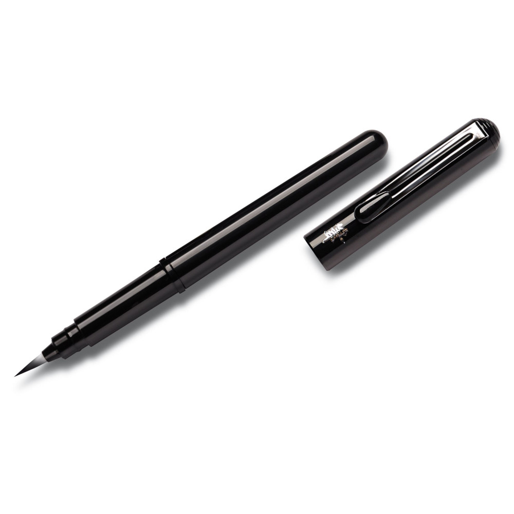 Kieszonkowe pióro Brush Pen - Pentel - czarne