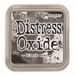 Poduszka z tuszem Distress Oxide - Ranger - Black Soot