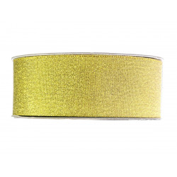 Glitter Ribbon 38 mm 32 m Gold