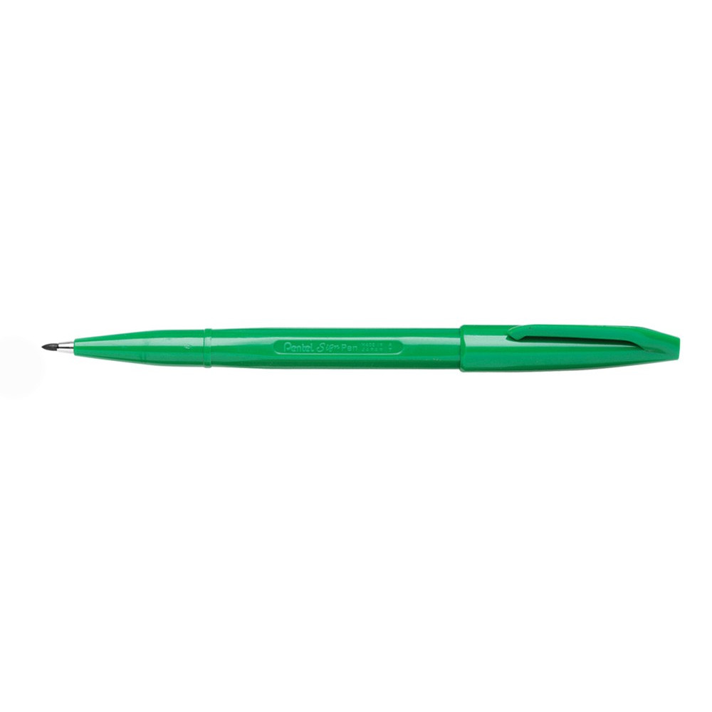 Pisak artystyczny Sign Pen - Pentel - zielony
