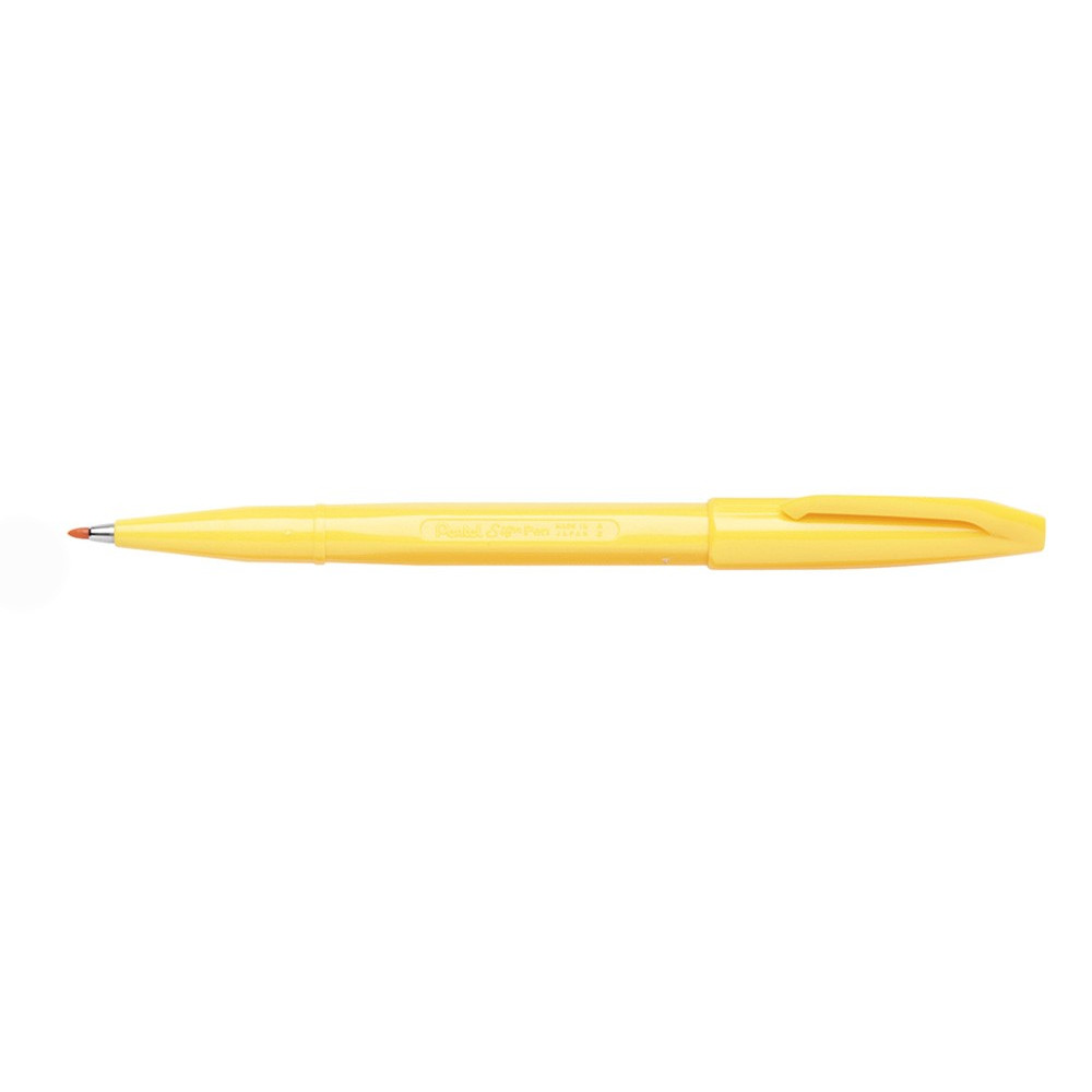Pisak artystyczny Sign Pen - Pentel - żółty