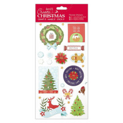 Naklejki ozdobne, wypukłe - Papermania - Christmas Icons