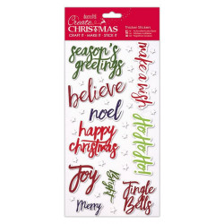 Christmas Thicker Stickers - Papermania - Handmade By