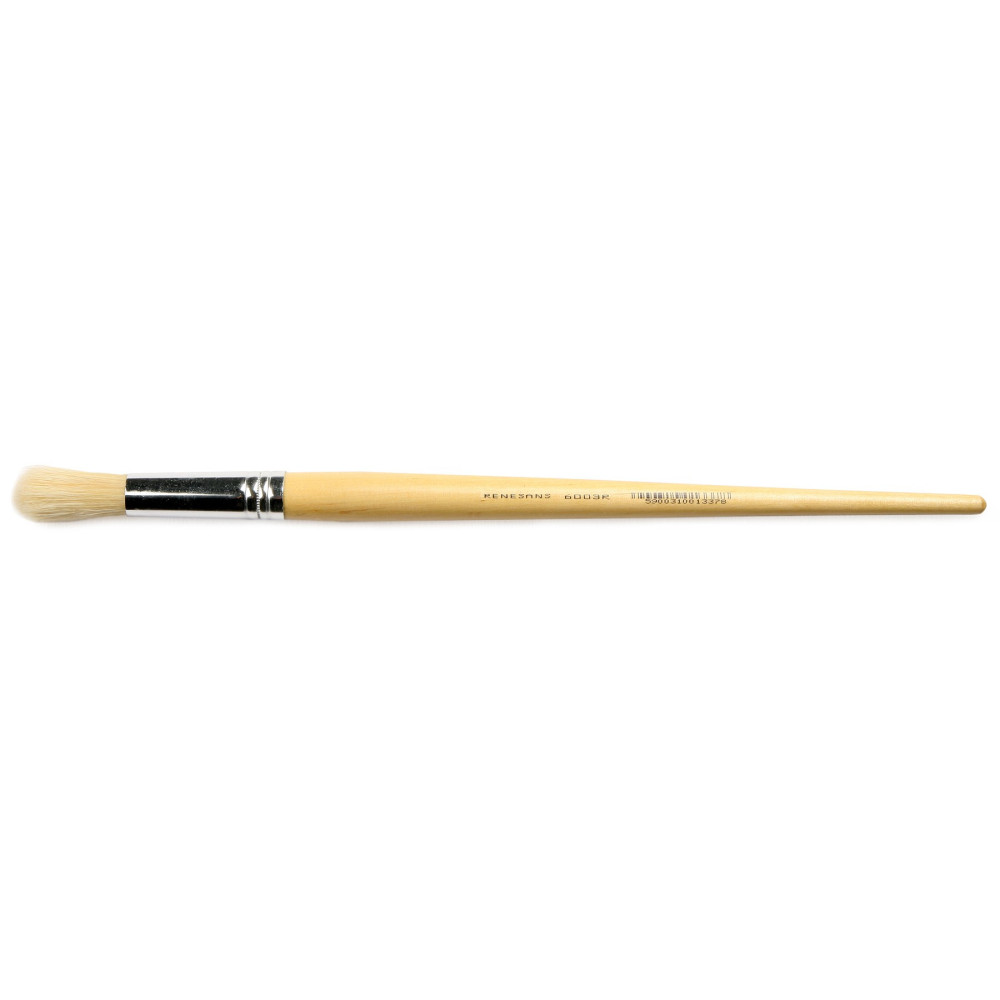 Round, bristle, 6003R brush - Renesans - long handle, no. 1