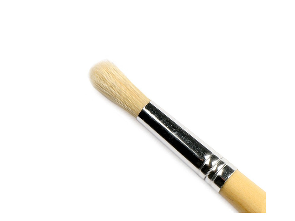 Round, bristle, 6003R brush - Renesans - long handle, no. 1