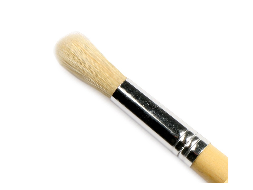 Round, bristle, 6003R brush - Renesans - long handle, no. 9
