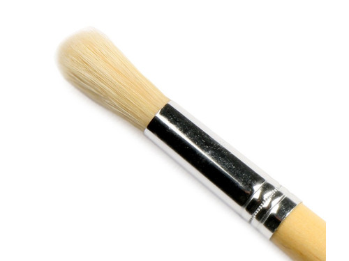 Round, bristle, 6003R brush - Renesans - long handle, no. 10